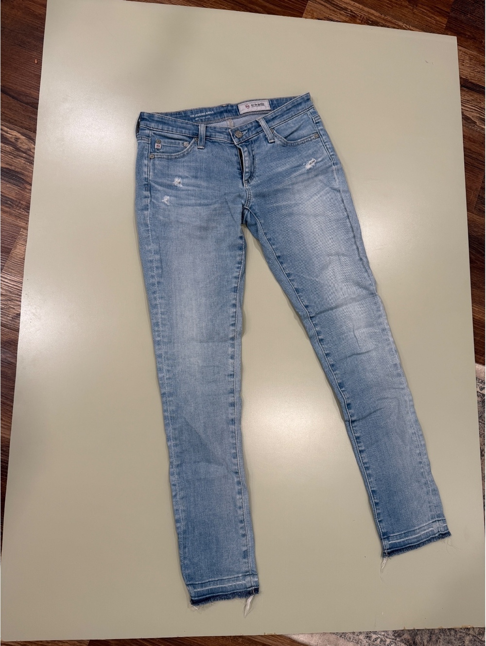 AG Adriano Goldschmied The Legging Ankle Light Wash Skinny Jeans